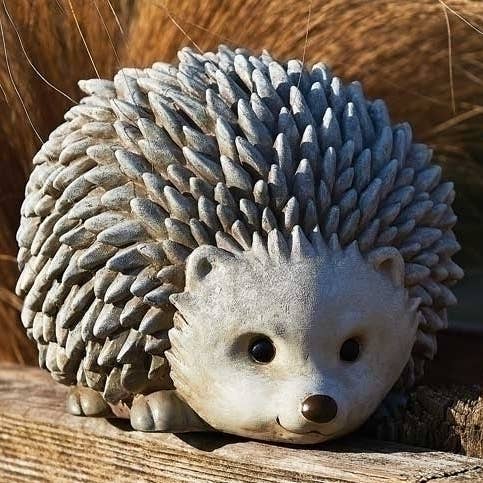 Roman - Wholesale Outdoor Ornament/Decor - Hedgehog Statue; Pudgy Pals0