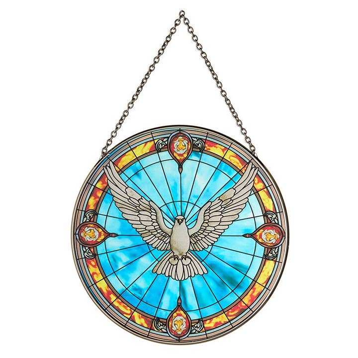 Christian Brands Catholic - Wholesale Suncatcher - Holy Spirit Stained Glass