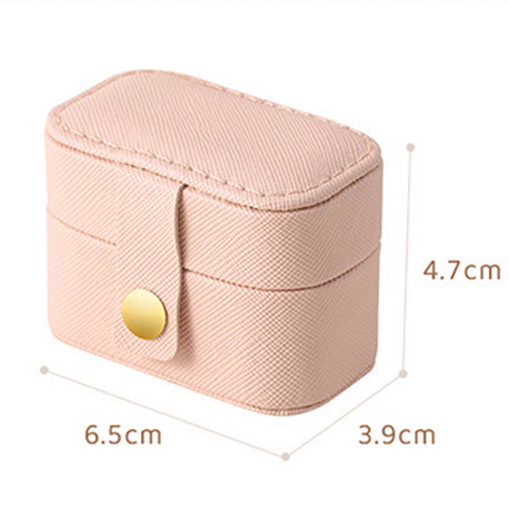 ACCITY - Wholesale Jewelry Box/Organizer - SOLID COLOR PORTABLE EARRING STORAGE BOX_CWMM16864