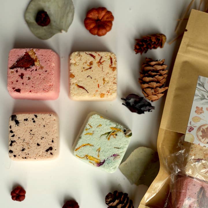 Enso Naturals Apothecary - Wholesale Shower Steamer/Bomb - Fall Shower Steamers - Autumn Pack Menthol & Concentrated