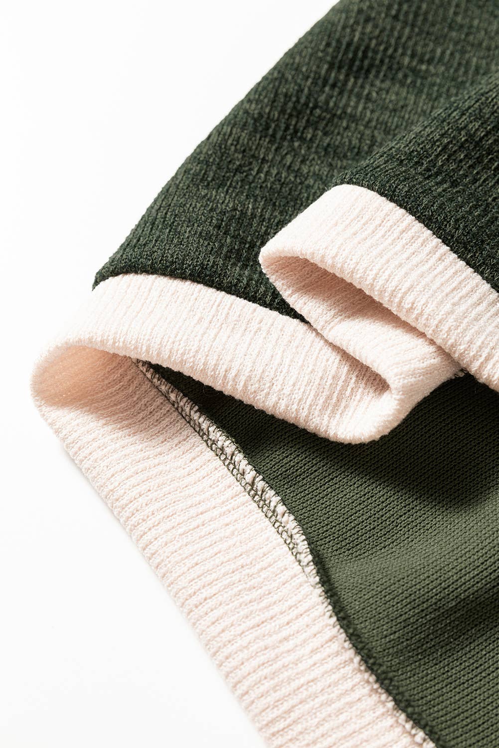 66DISCO - Wholesale Knit Top - Women's - 66Contrast Trim Knitted Drop Shoulder Plus Size Top (S-XL)22