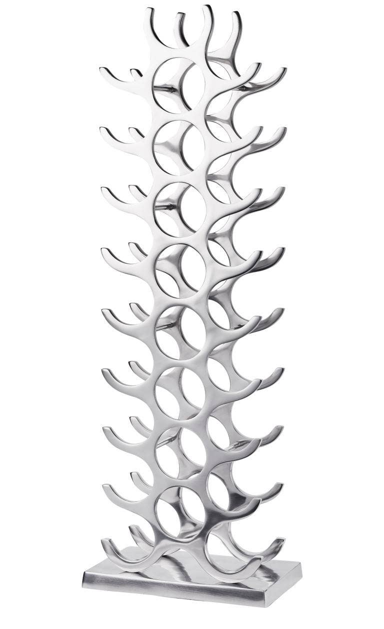 Michael & Philipp Noll e. K. – wholesale Flaskräcke/-hållare – Vinhållare i polerat aluminium6