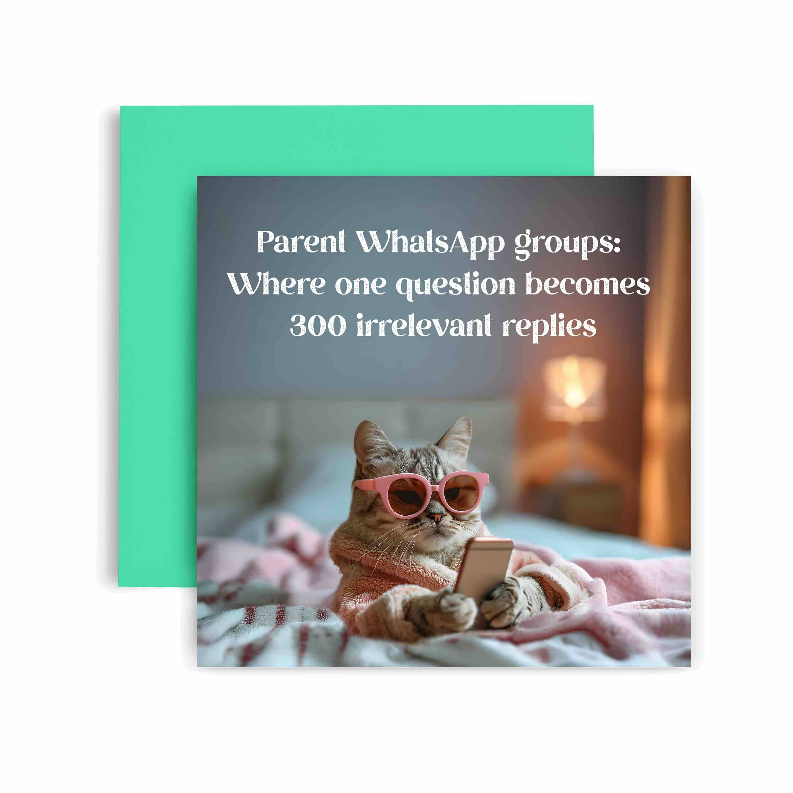 Huxters – wholesale Birthday card – Parent Group Chat -  300 Replies0