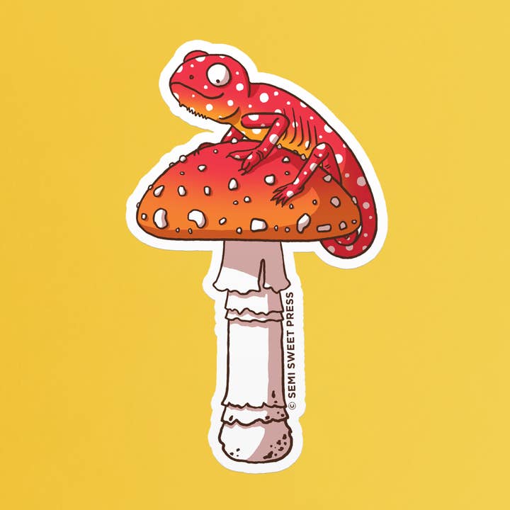 Semi Sweet Press - Wholesale Sticker - Chameleon vinyl sticker1