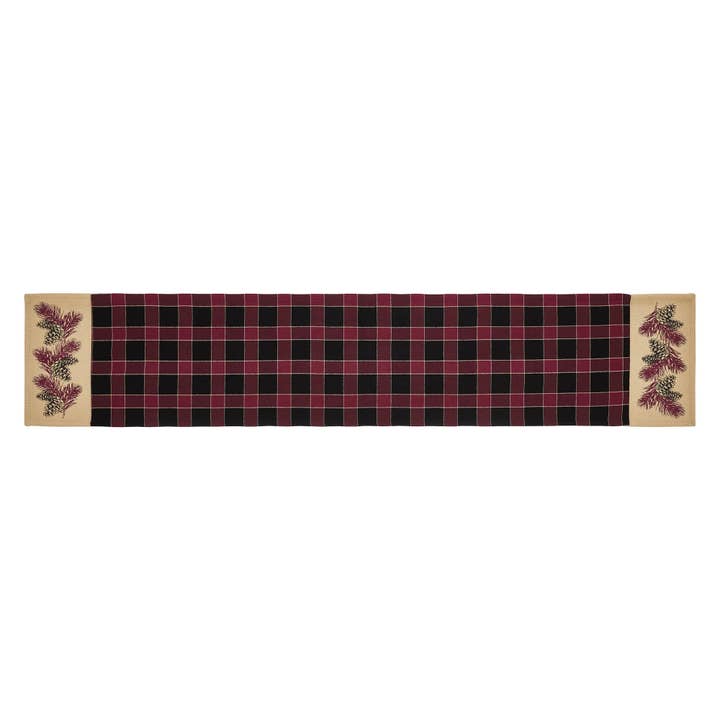 VHC Brands - Wholesale Table Runner - Connell Pinecone Runner 12x60