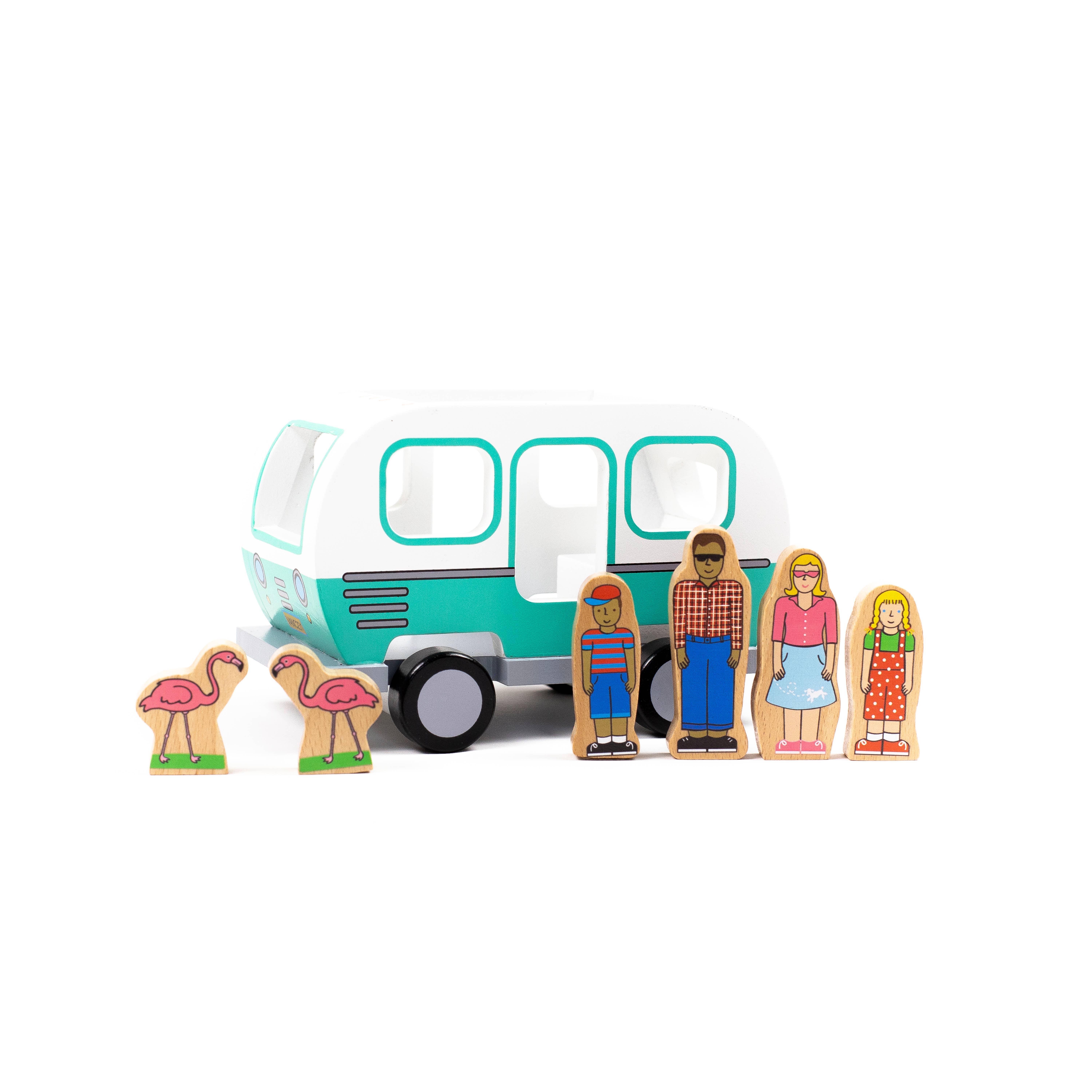 Jack Rabbit Creations - Vente Jouet en bois – enfant - Fourgonnette magnétique Glamper Camper6