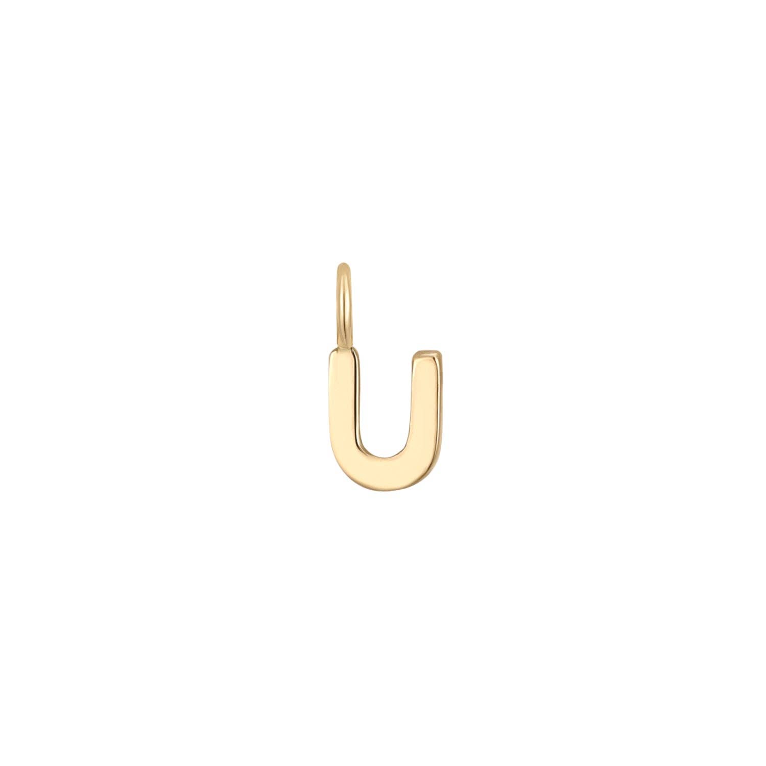 WJW - Wholesale Individual Charm/Pendant - Permanent Jewelry 14K Solid Gold Initial Charms20