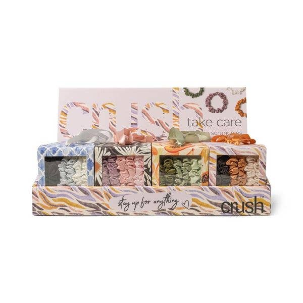 DM Merchandising - Wholesale Scrunchie - Women's - Crush Take Care Satin Scrunchies1