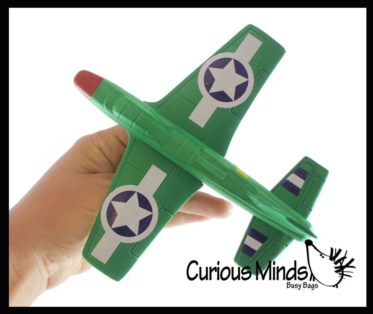 Curious Minds Toys - Vente Avion miniature – enfant - 1 planeur en mousse souple pour planeur - Paper Airplane Aviation - Inde6