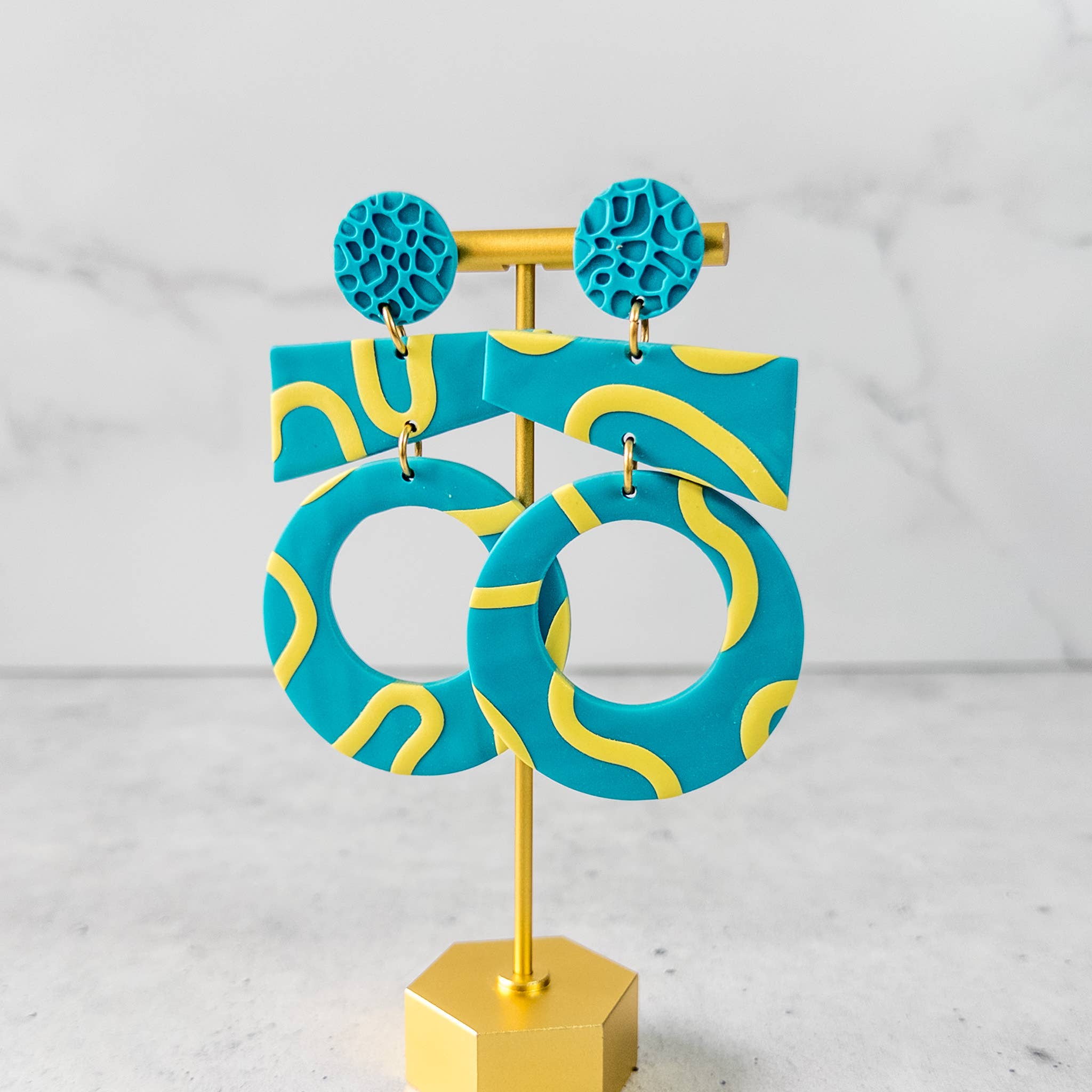 Stunning Statements - Wholesale Dangle Earrings - Poppy Clay Dangle Earrings 5