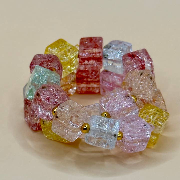 Sochi Styles – wholesale Beaded bracelet – Kids – Prismatic Cube Bracelets