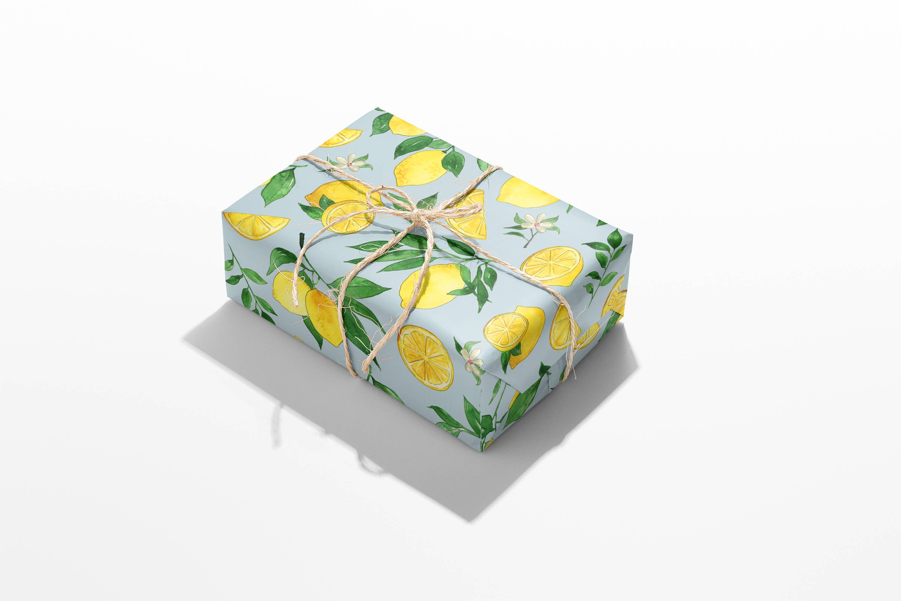 KelseyMDesigns – Großhandel Geschenkpapierrolle – Zitronen Geschenkpapier - 3-Blatt-Rolle7