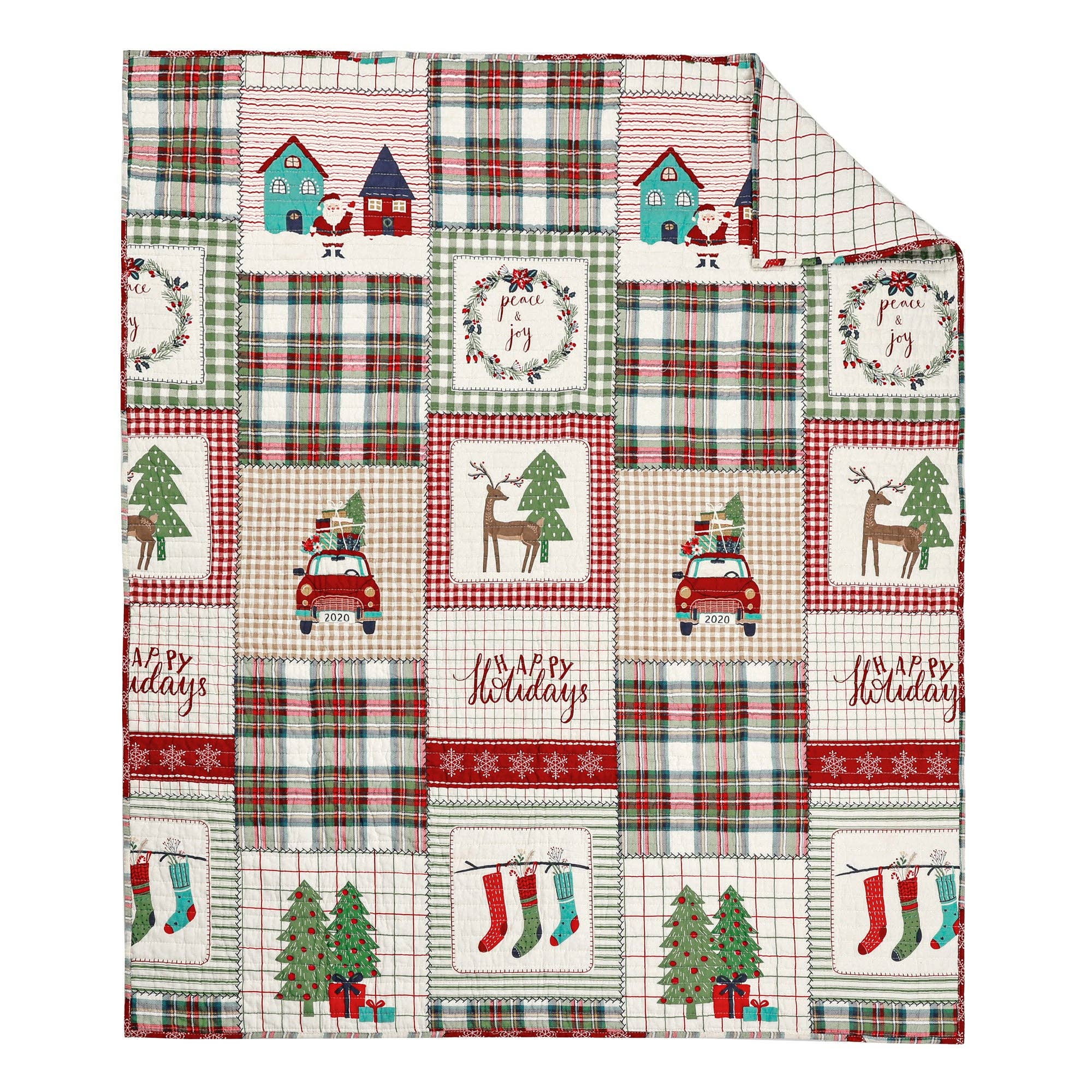 Levtex Home - Wholesale Throw blanket - Home for Christmas Quilted Throw8