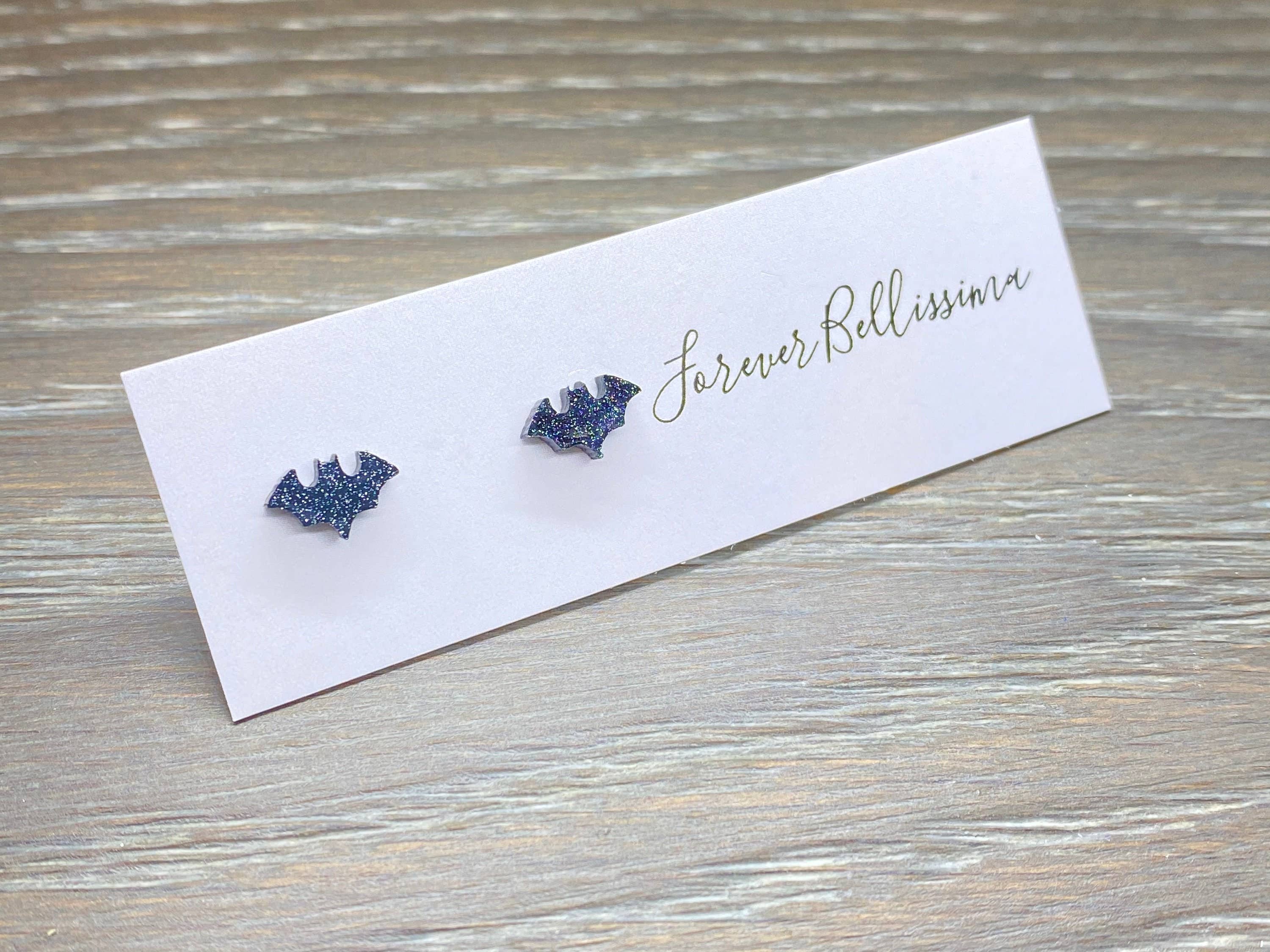 Forever Bellissima - Wholesale Stud/Post Earrings - Bat Stud Earrings | Stud Earrings | Bat Earrings | Halloween2