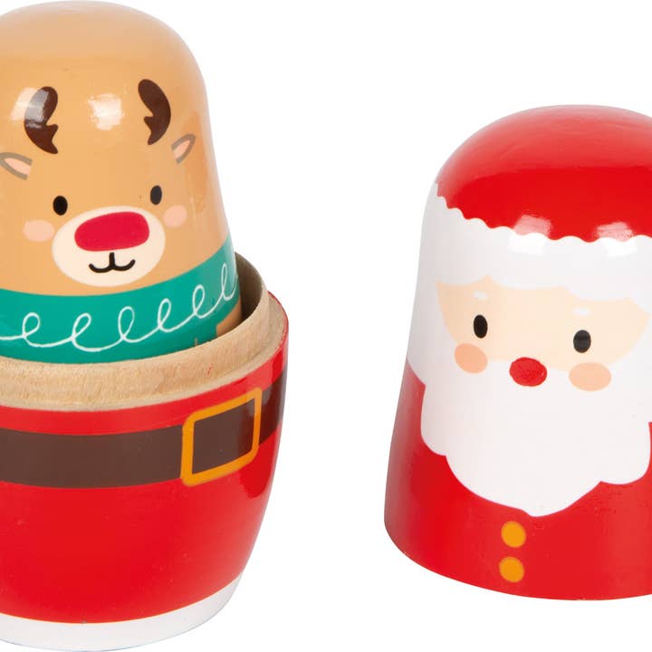 small foot - Venta al por mayor Juguete de madera - Niños - Muñeca rusa Navidad | Navidad | Juguete de madera