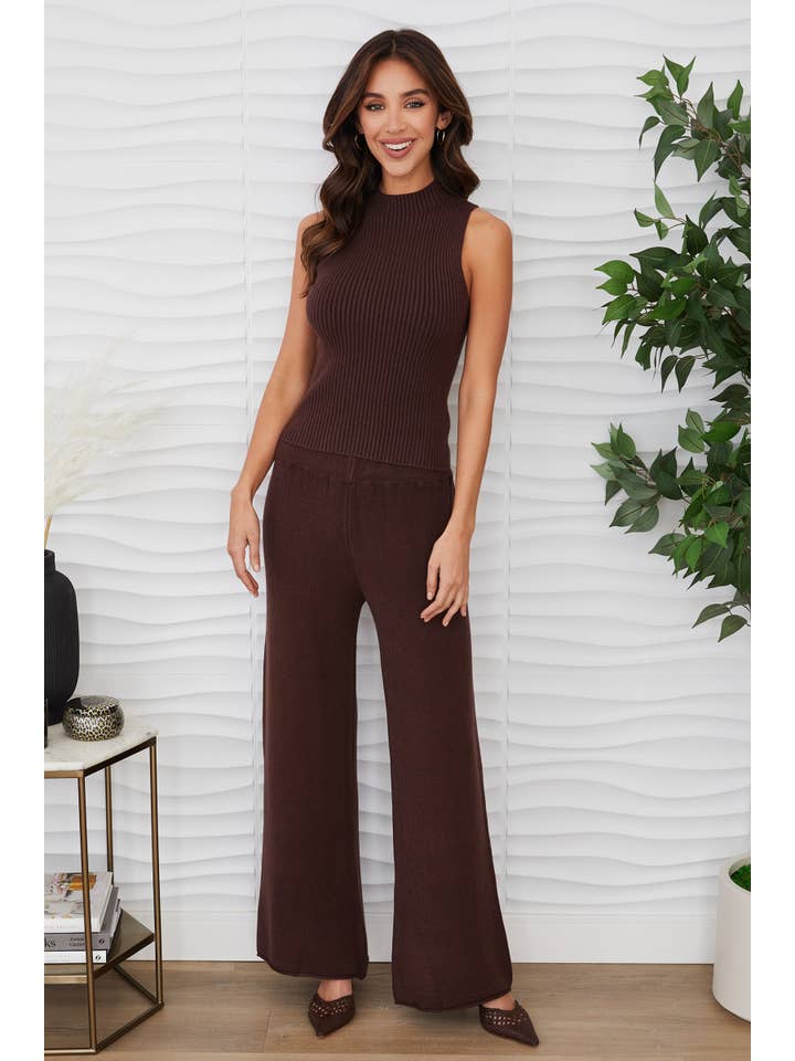 MILIO MILANO - Vente Haut en maille â femme - COQUILLE CĂTELĂE EN VISCOSE SANS MANCHES (330117/37715)15