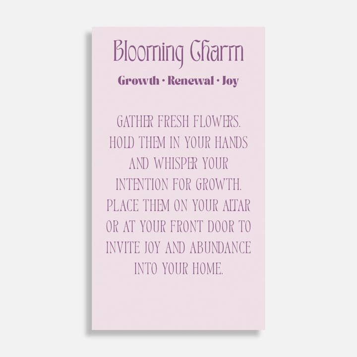 Ghost Poppy - Wholesale Tarot Cards - Spring Spell Cards3