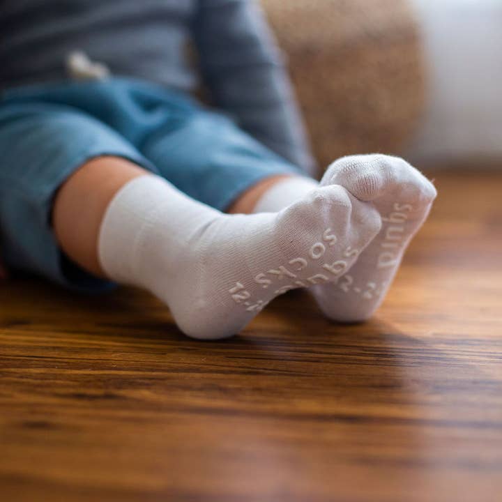 squid socks - Wholesale Socks - Kids & Baby - Cloud - White Non-Slip Silicone Grip Baby Socks / Kids Socks6
