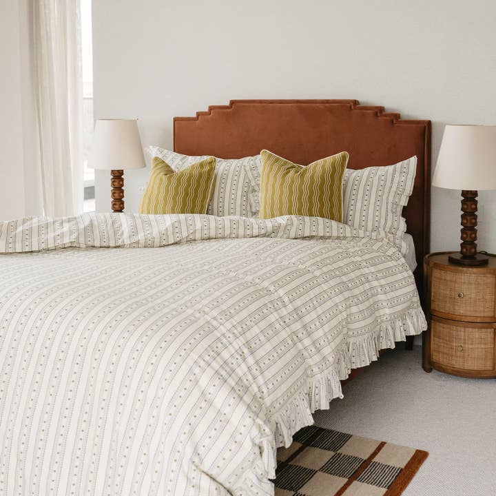TBCo - Wholesale Duvet Cover - Cotton Duvet Cover in Navy Ditsy Floral