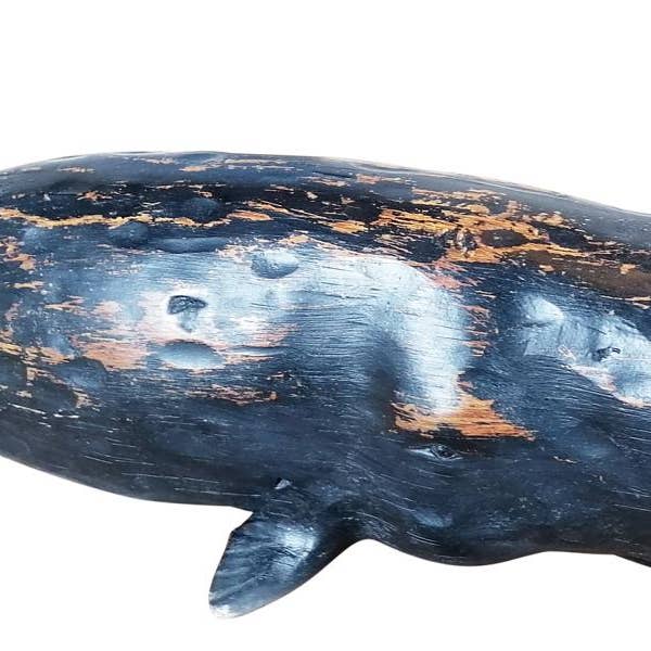 Whale figure lying down 47 x 16 x 15.5 cm for wholesale by Michael & Philipp Noll e. K.