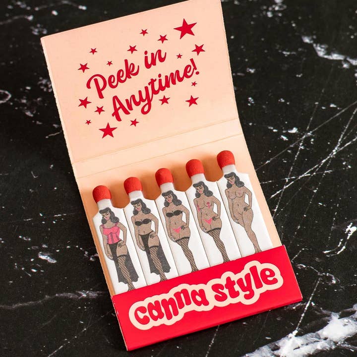 Canna Style - Wholesale Matches - BURLESQUE MATCHBOOK
