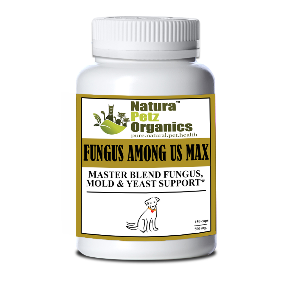 Natura Petz Organics - Venta al por mayor Suplemento - Gatos y perros - Fungus Among Us Max Master Blend, ayuda a los hongos, el moho y la levadura* Perros y gatos1