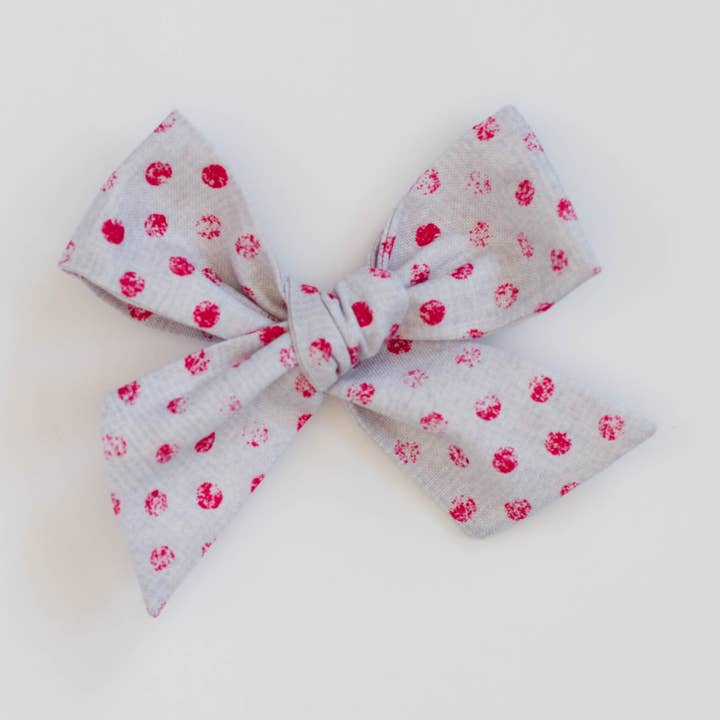 Holiday Dot Bow for wholesale by Wanderlust and Mayhem