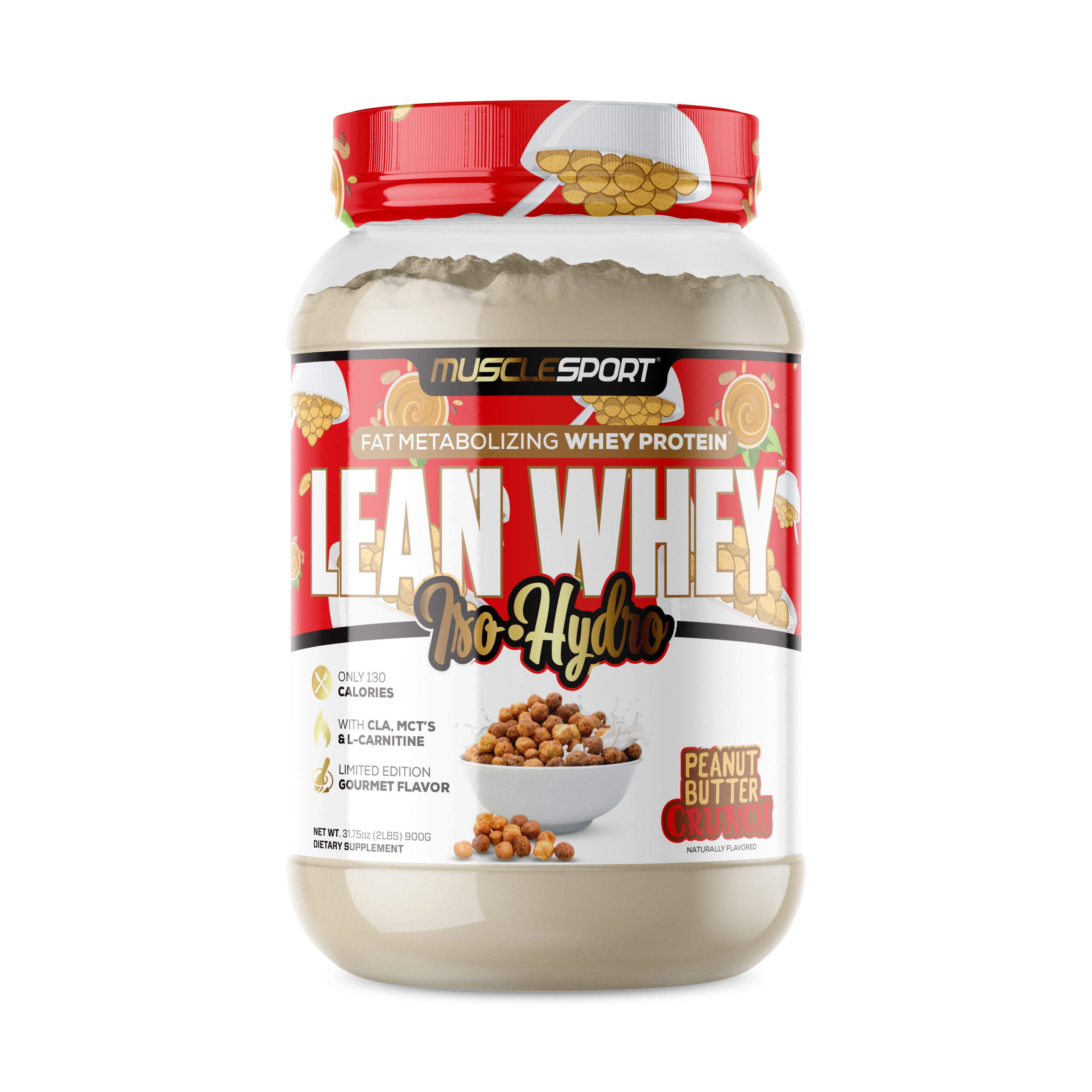 MuscleSport - Wholesale Protein/superfood powder - Lean Whey® Iso Hydro Gourmet Protein 2lb - Limited Edition33