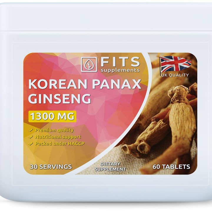 Koreaanse Ginseng 1300 mg 60 tabletten voor wholesale door FITS