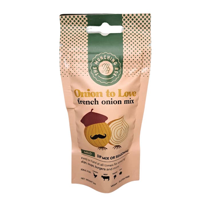 Onion To Love (Onion Dip and Seasoning Blend) for wholesale by The Munching Box