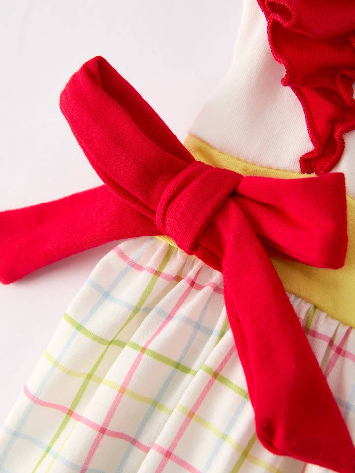 Rylee Faith Designs - Wholesale Dress - Kids - Back-To-School Embroidery Girls' Dress