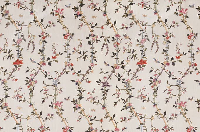 ICH SL - Wholesale Wallpaper - VINYL WALLPAPER MURAL V121-2V “LATTICE GARDEN”0