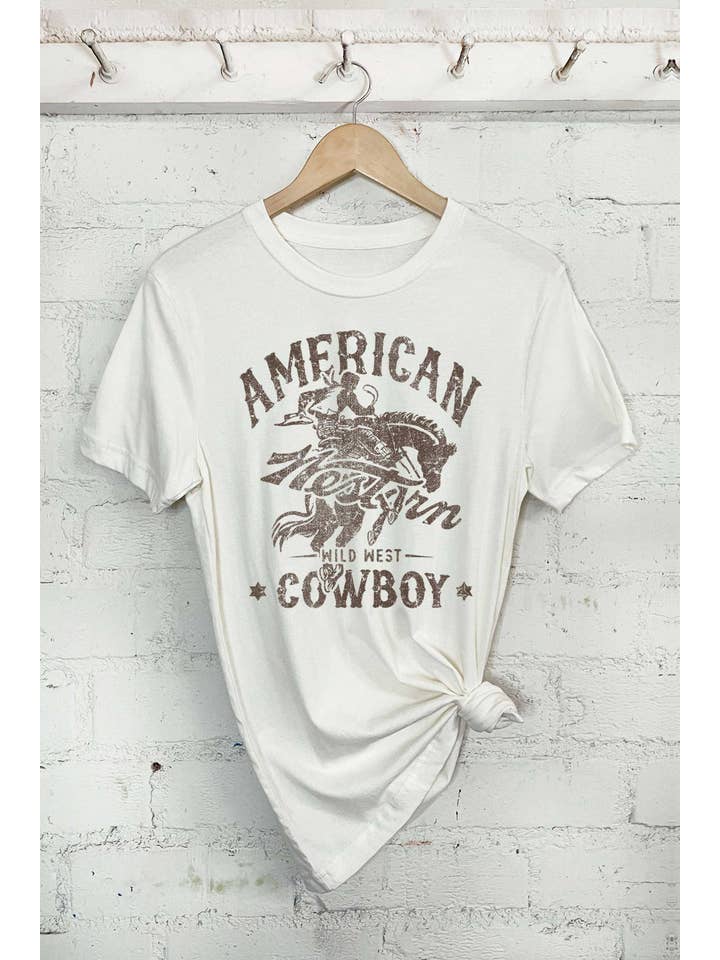 Rustee Clothing – wholesale T-shirts med screentryck – Dam – Vilda västern cowboy