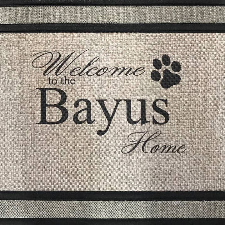 Personalized Design Printed Doormat for wholesale by Traci's Fun Creations