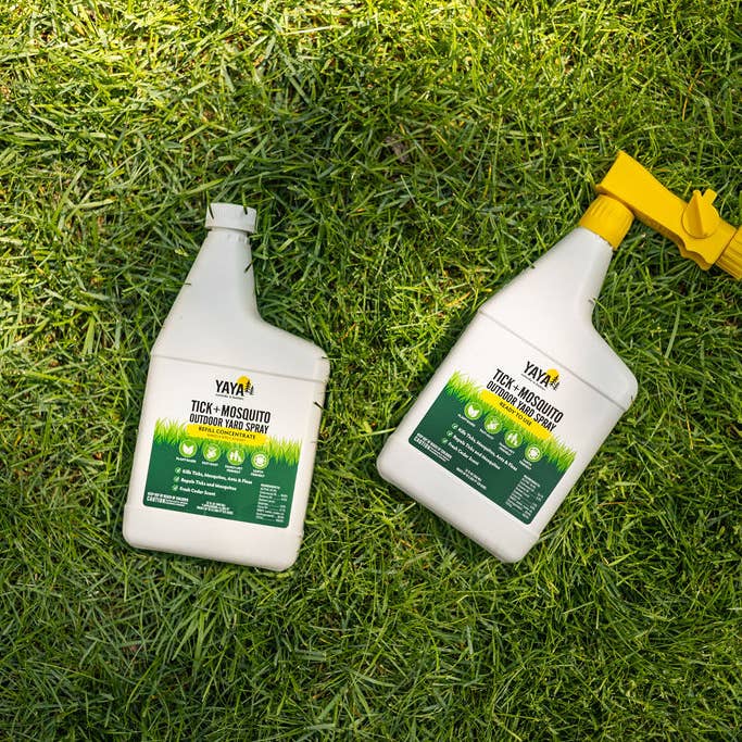 YAYA Organics - Vente Insectifuges - Spray pour jardin extérieur YAYA Tick + Mosquito, prêt à l'emploi7