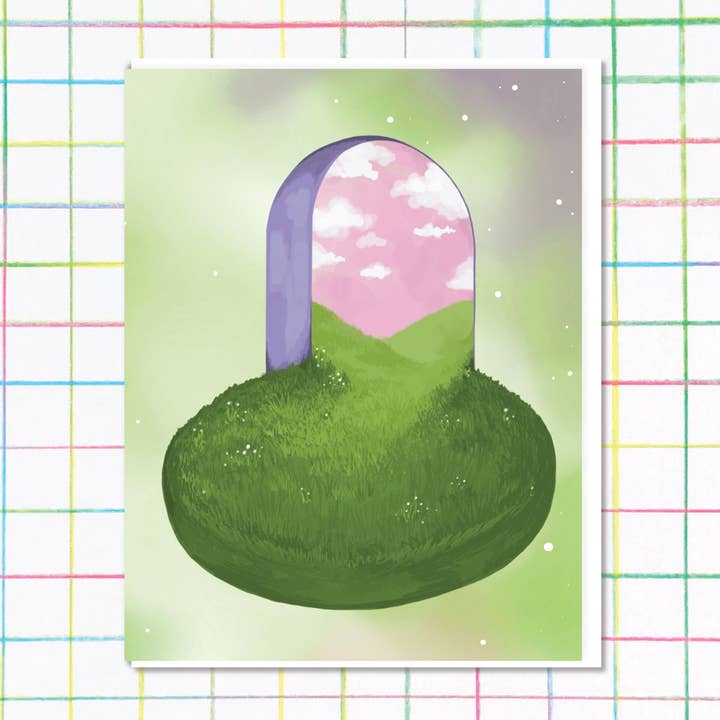 Portal Card for wholesale by Middle Sister Card Co.