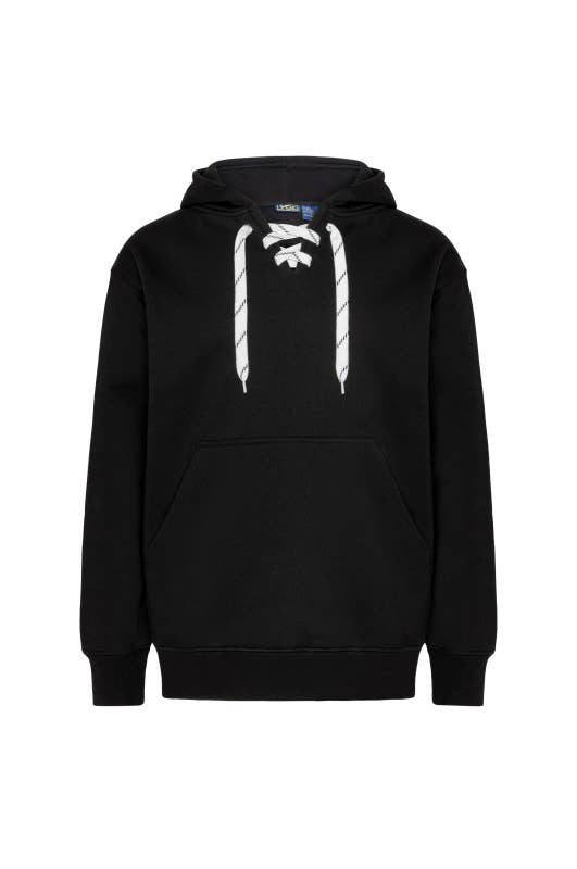 Vos Sports Inc. - Wholesale Hoodie - Unisex - 9801 12 oz. Unisex Hockey Style Hooded Pullover Sweatshirt with Laces9