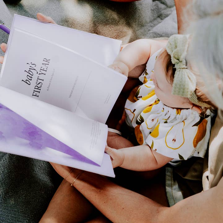 Duncan & Stone Paper Co. - Wholesale Memory Book - Kids & Baby - Baby's First Year Memory Book & Photo Album | Mother's Day21