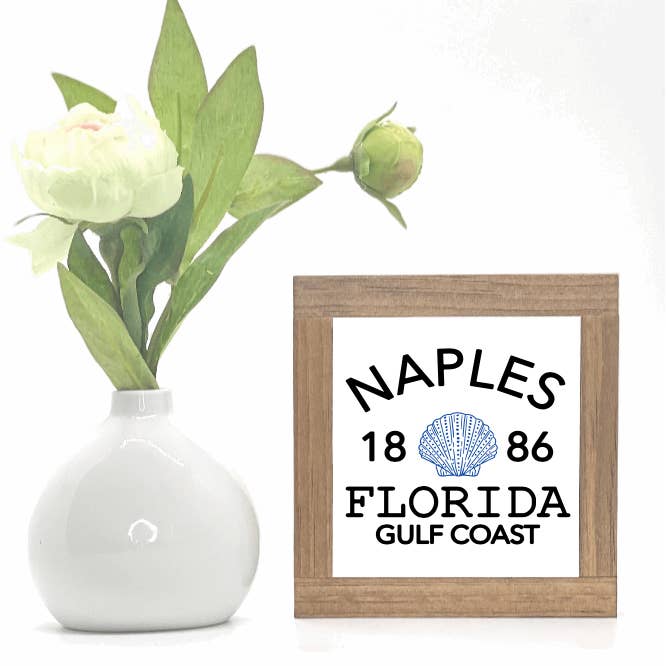 Naples 1886 Côte du Golfe de Floride pour la vente par Bog Road Designs