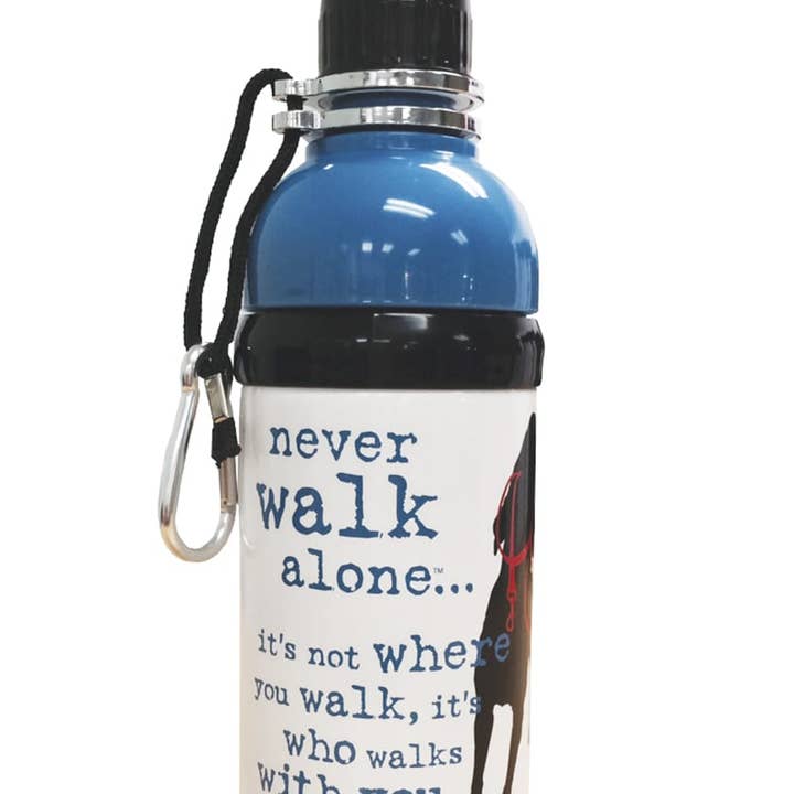 Bouteille d'eau pour chien Never Walk Alone pour la vente par Dog is Good