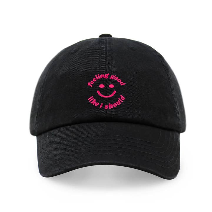Feeling good Embroidered Cap for wholesale by ChoKoLids