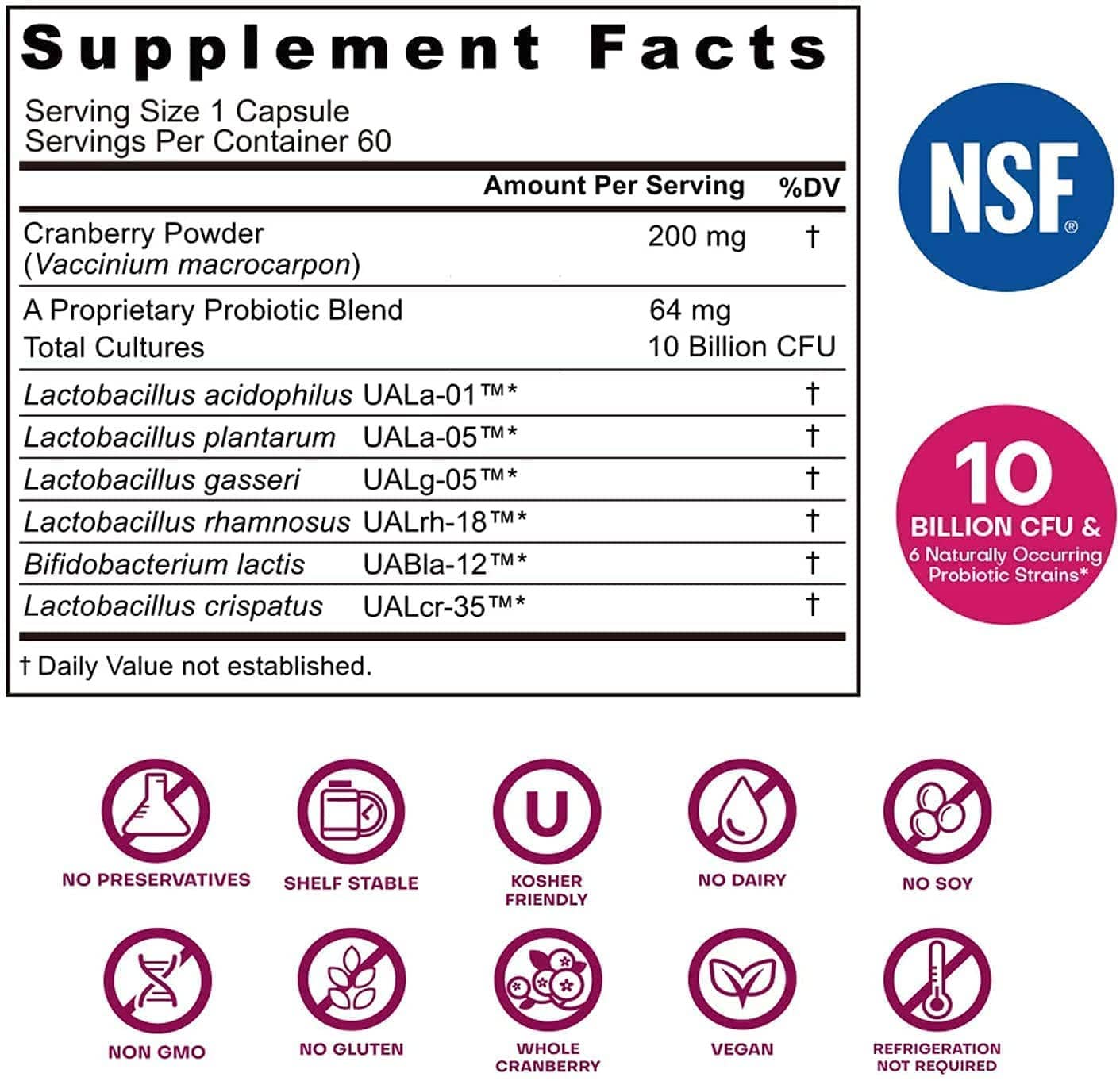 NutriCelebrity - Wholesale Oral Supplement/Vitamin - NutriFlora-Pro® (30 capsules) - Wholesale1