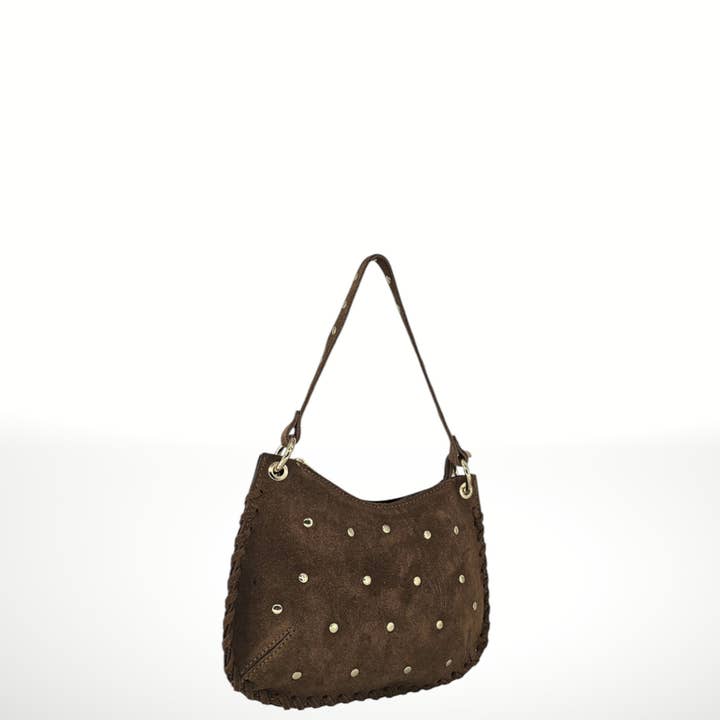 ITALIAN'S LEATHER - Wholesale Shoulder Bag - Women's - Olivia Suede Leather Bag 2510134