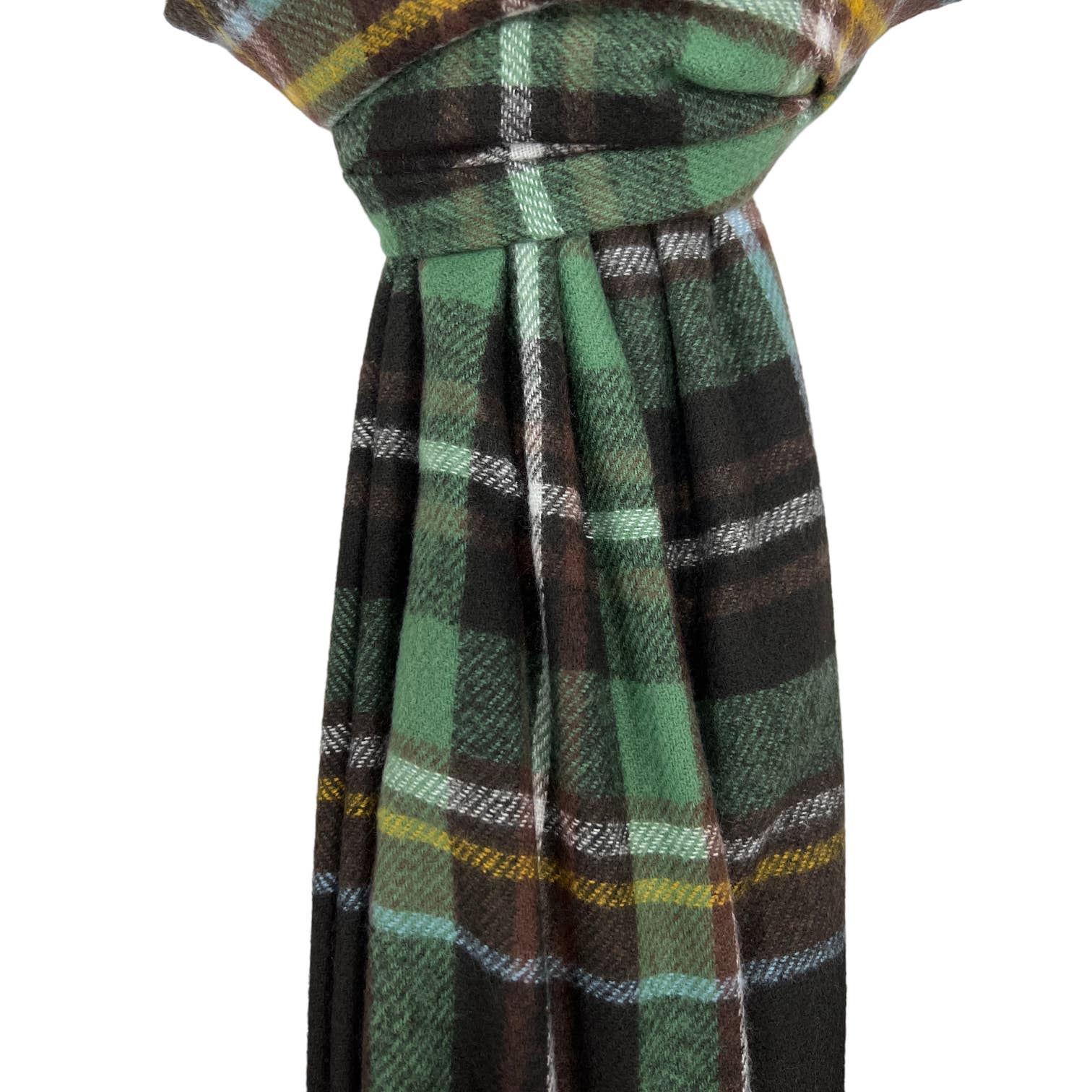 London Scarves – Großhandel Schal – Damen – Karierter gewebter Schal mit Fransen1