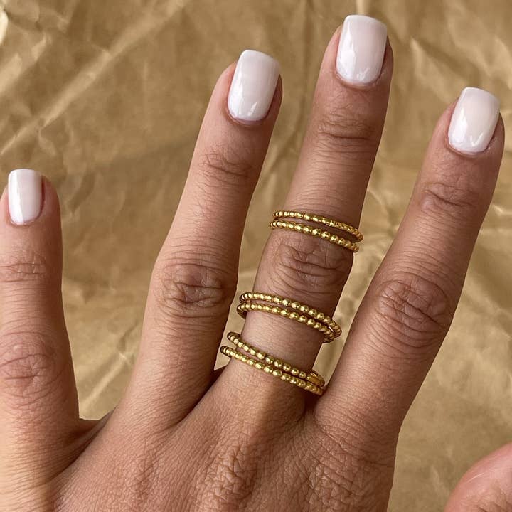 Chandra Collections - Wholesale Band/stacked ring - Sun Ring1