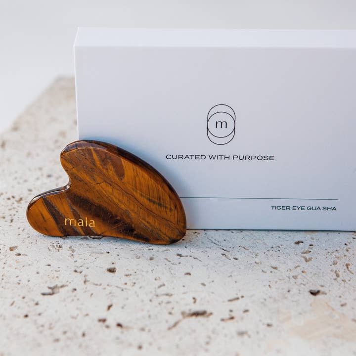 tiger eye gua sha for wholesale by mala home