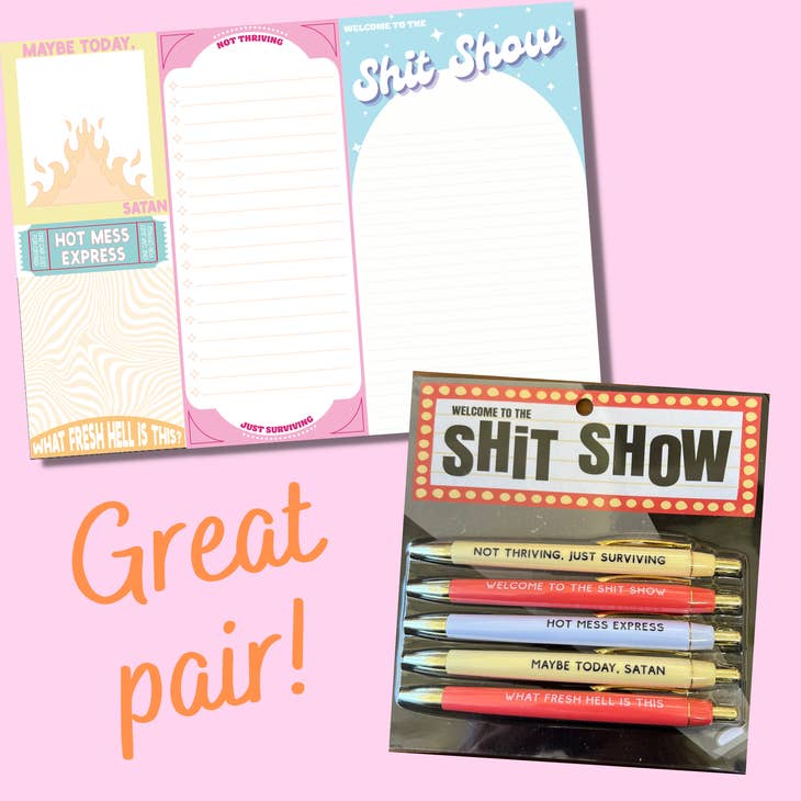 FUN CLUB - Welcome to The Shit Show Pen Set (funny)
