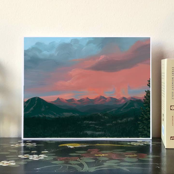 Impression d'art passion d'une peinture acrylique pour la vente par Lillykdesigns