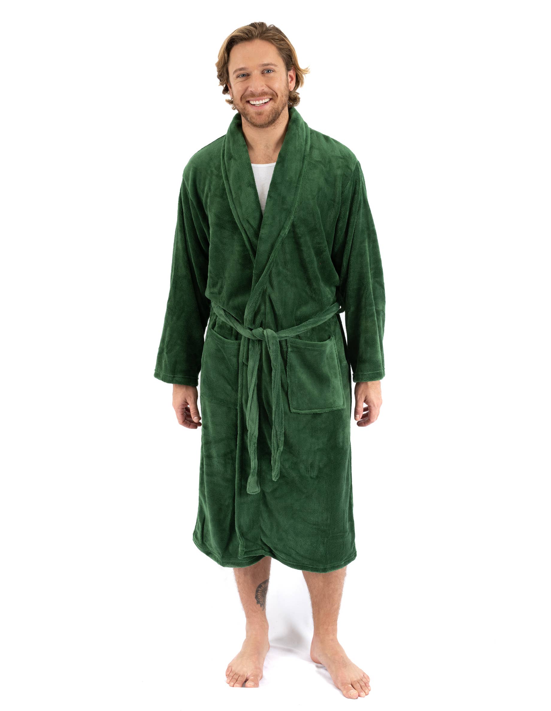 Leveret Pajamas – Großhandel Bademantel – Herren – Fleece-Bademantel für Herren für den Winter7