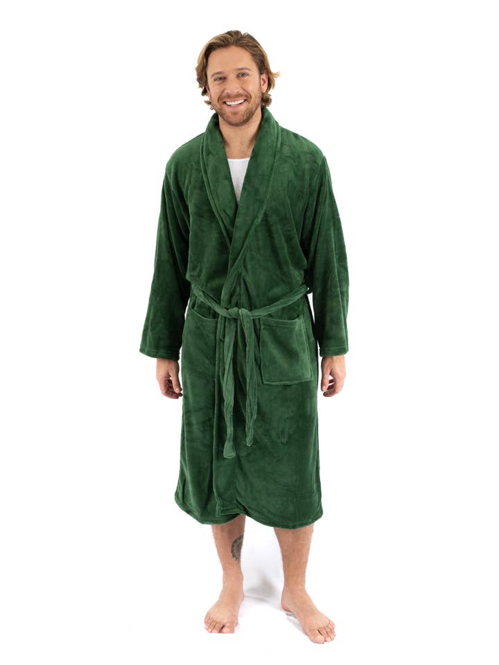 Leveret Pajamas - Wholesale Robe - Men's - Mens Fleece Robe for Winter7